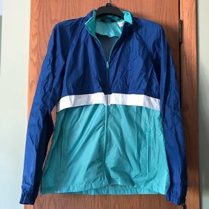 Vintage Woolrich men’s Royal colorblock windbreaker jacket size small